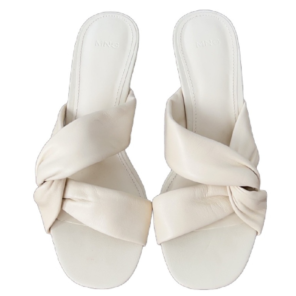 Never worn Mango Cream heels!